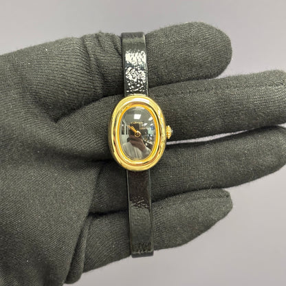 Cartier Baignoire 18.7mm Black Dial Watch Ref# WGBA0040 - Happy Jewelers Fine Jewelry Lifetime Warranty