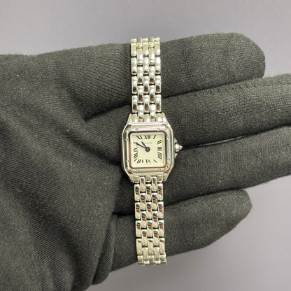Cartier Panthere 25mm White Dial Watch Ref# WSPN0019 - Happy Jewelers Fine Jewelry Lifetime Warranty