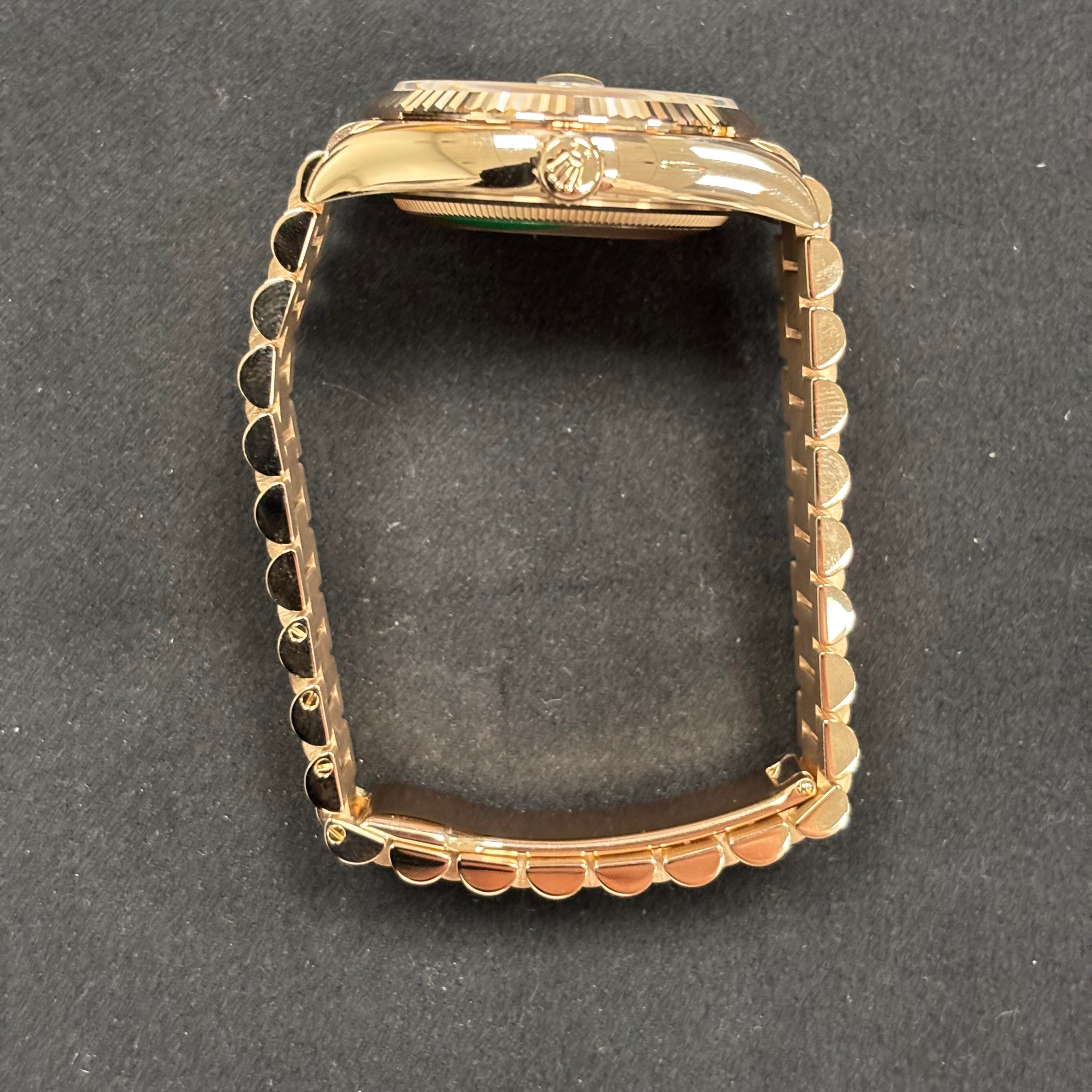 Rolex Day-Date 36mm Green Dial Watch Ref# 128235 - Happy Jewelers Fine Jewelry Lifetime Warranty