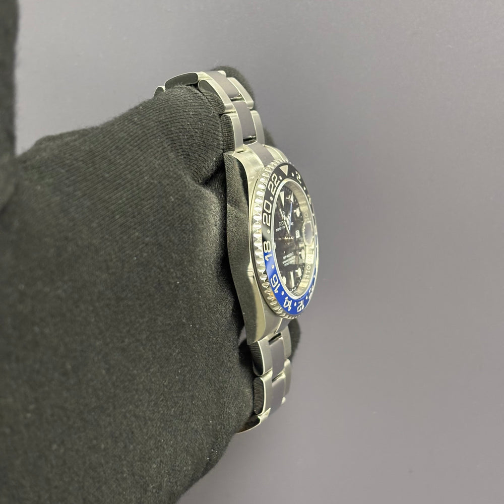 Rolex GMT-Master II 40mm Black Dial Watch Ref# 126710BLNR