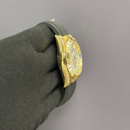 Rolex Sky-Dweller 42mm White Dial Watch Ref# 336238 - Happy Jewelers Fine Jewelry Lifetime Warranty