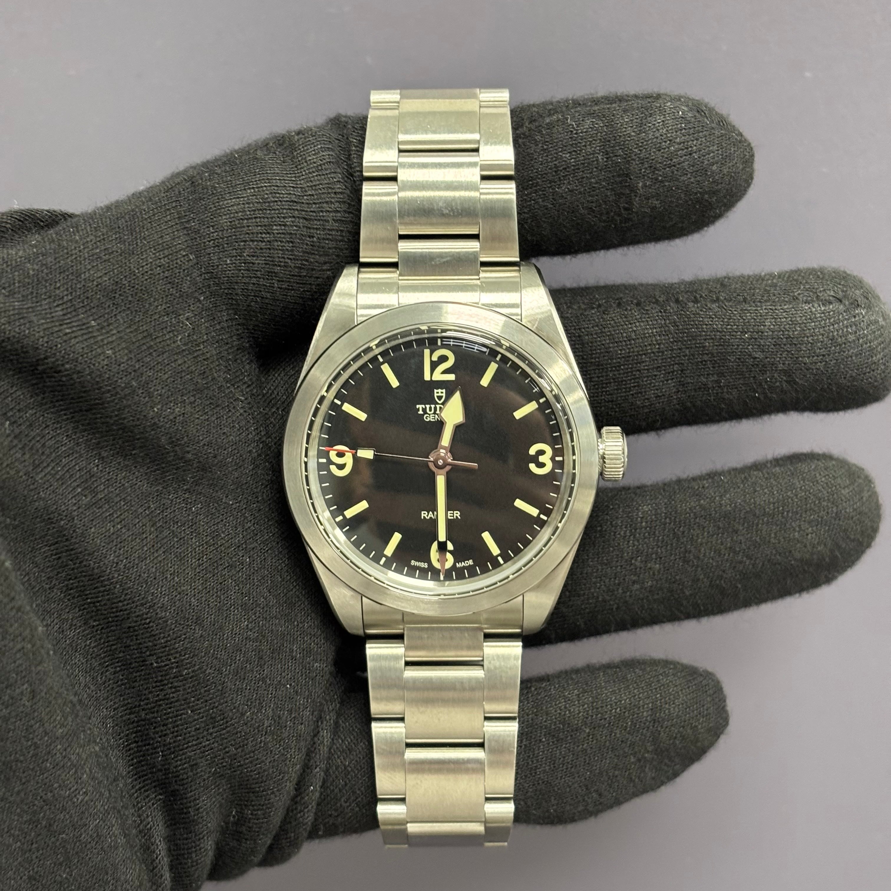 Tudor Ranger 39mm Black Dial Watch Ref# 79950 - Happy Jewelers Fine Jewelry Lifetime Warranty