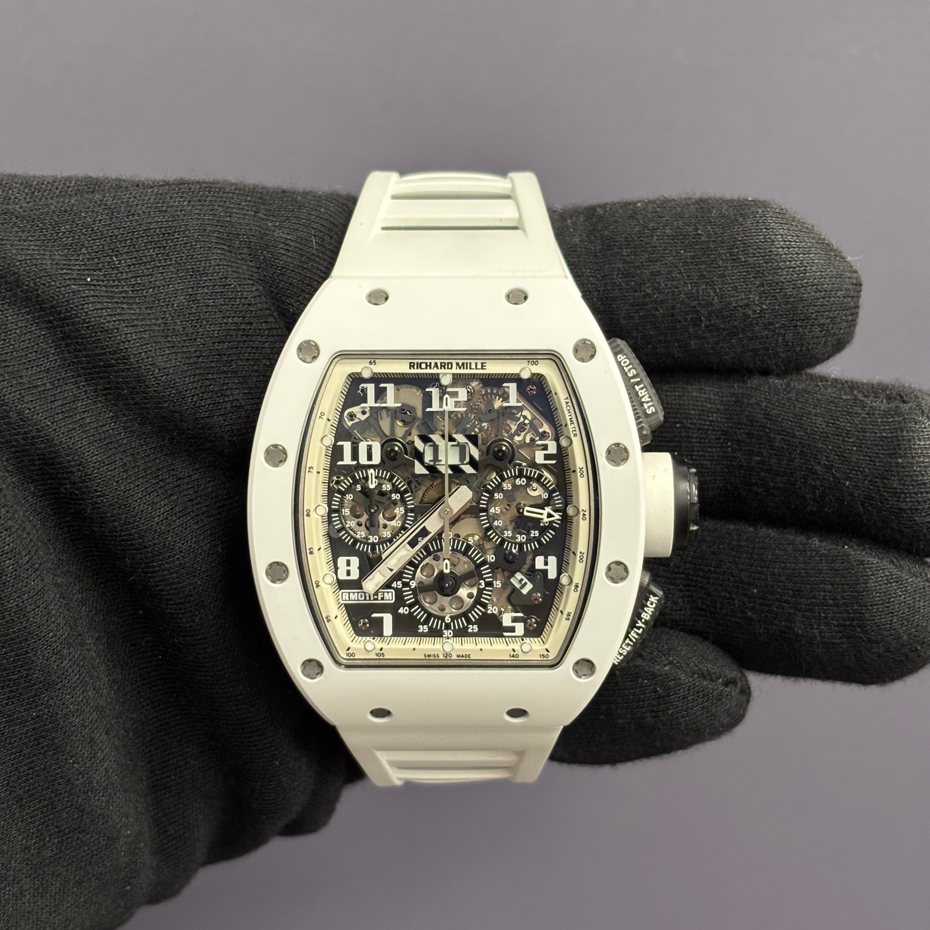 Richard Mille RM011 42mm Openwork Dial Watch Ref# RM011 - Happy Jewelers Fine Jewelry Lifetime Warranty