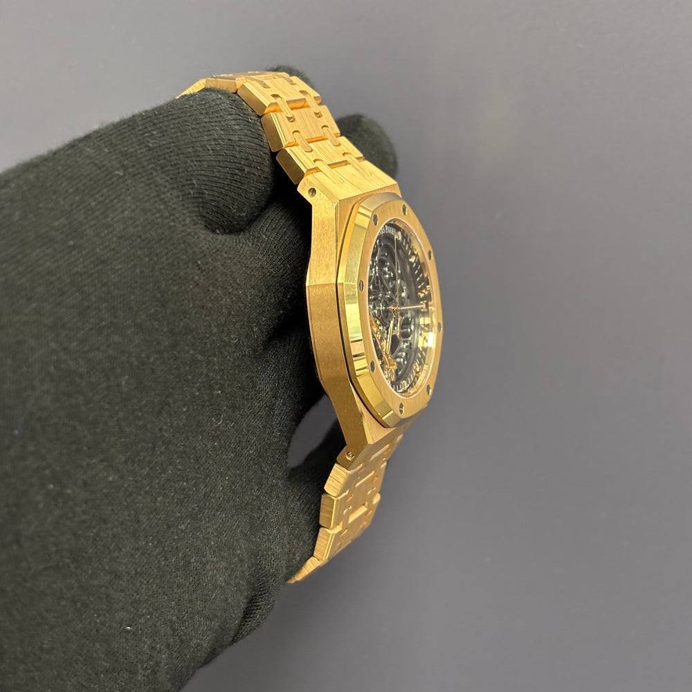 Audemars Piguet Royal Oak 41mm Openwork Dial Watch Ref# 15407OR.OO.1220OR.01