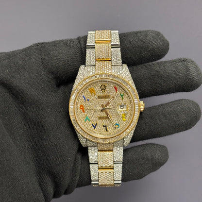 Rolex Datejust 41mm Pave Dial Watch Ref# 126303 - Happy Jewelers Fine Jewelry Lifetime Warranty