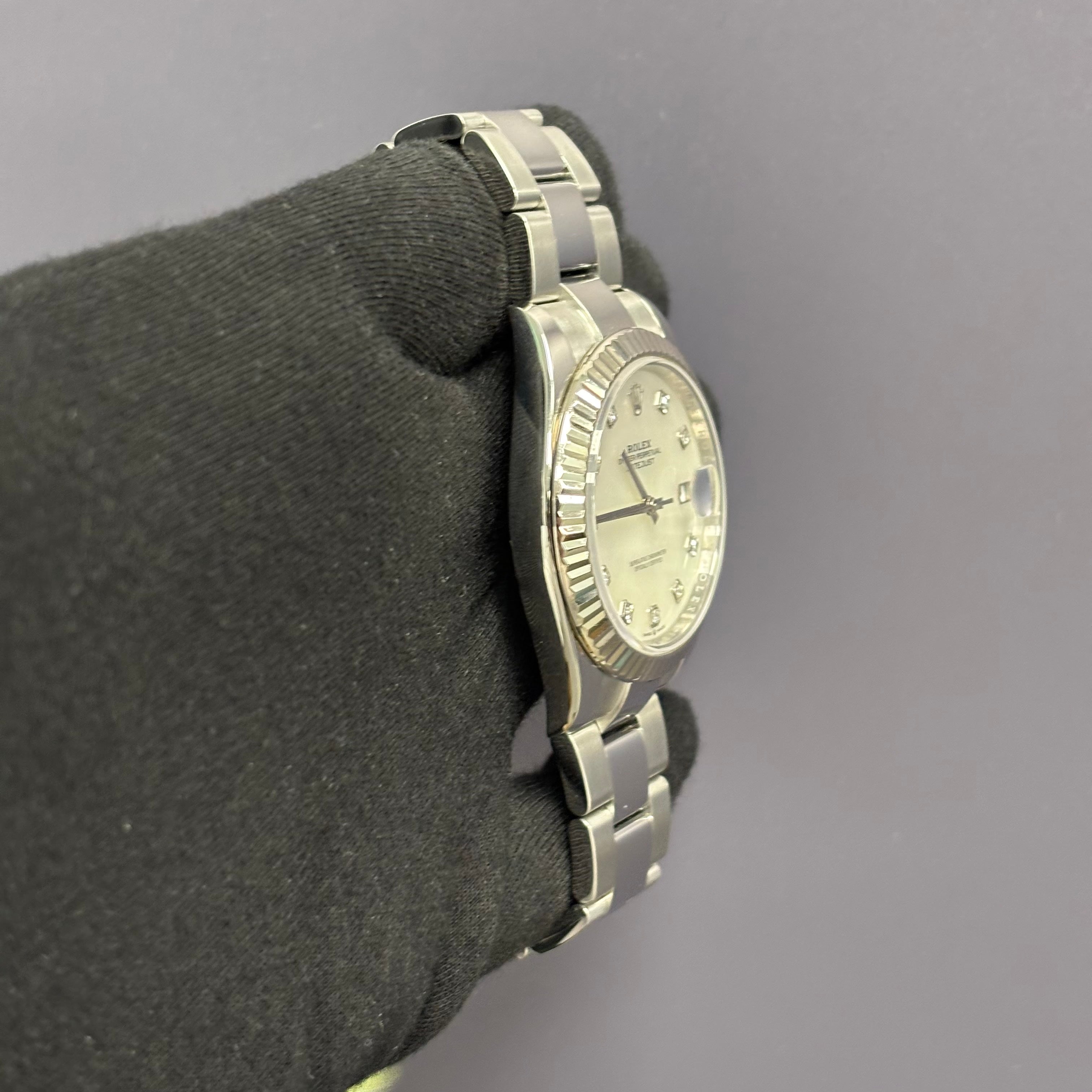 Rolex Datejust 41mm MOP Dial Watch Ref# 126334 - Happy Jewelers Fine Jewelry Lifetime Warranty