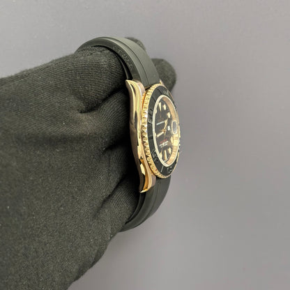 Rolex Yacht-Master 40mm Black Dial Watch Ref# 116655 - Happy Jewelers Fine Jewelry Lifetime Warranty