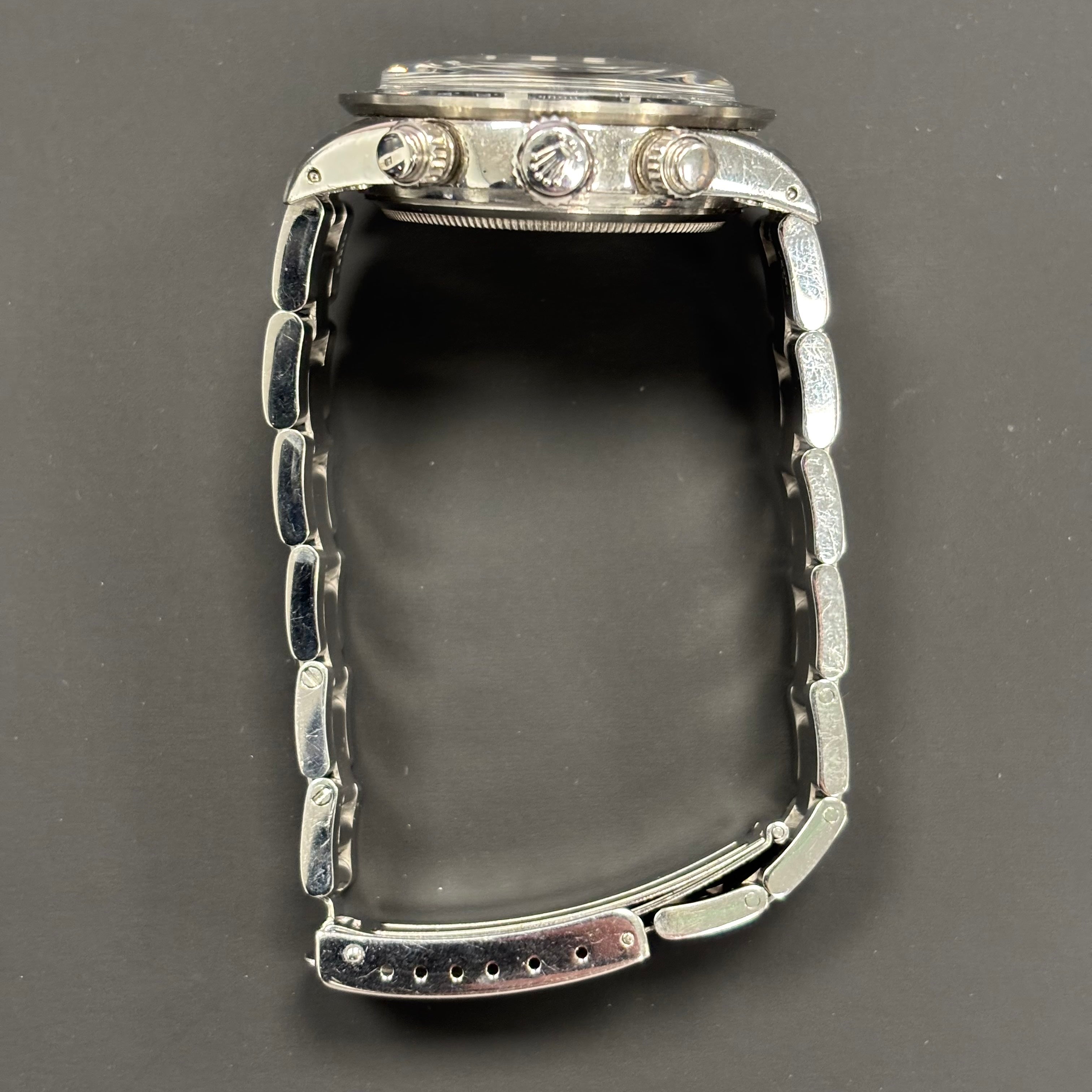 Rolex Daytona 38mm Black Dial Watch Ref# 6263 - Happy Jewelers Fine Jewelry Lifetime Warranty