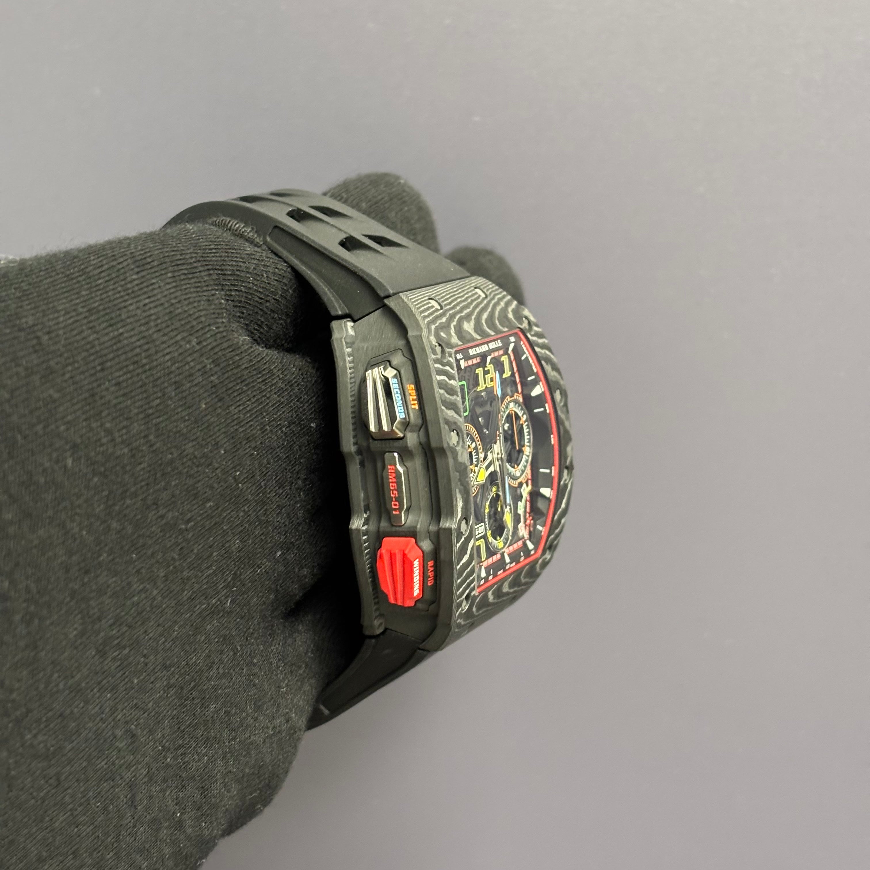 Richard Mille RM65-01 42mm Openwork Dial Watch Ref# RM65-01 - Happy Jewelers Fine Jewelry Lifetime Warranty