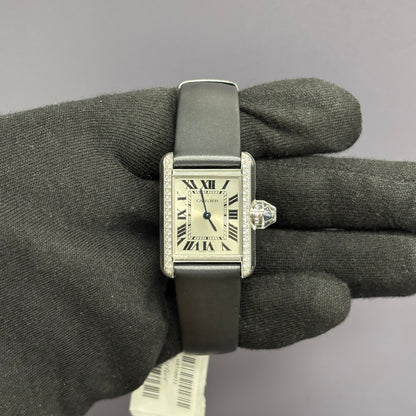 Cartier Tank 22mm Silver Dial Watch Ref# W4TA0031 - Happy Jewelers Fine Jewelry Lifetime Warranty