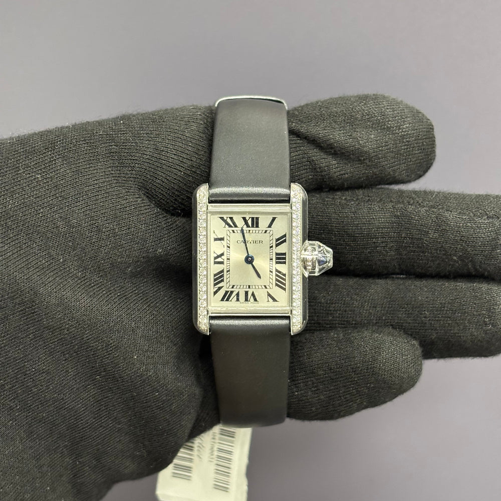 Cartier Tank 22mm Silver Dial Watch Ref# W4TA0031