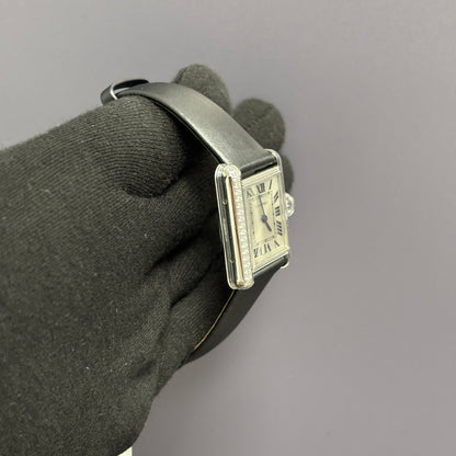 Cartier Tank 22mm Silver Dial Watch Ref# W4TA0031 - Happy Jewelers Fine Jewelry Lifetime Warranty