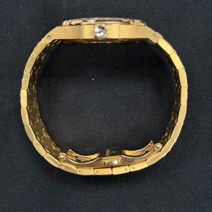 Audemars Piguet Royal Oak 33mm Pink Dial Watch Ref# 67617OR.ZZ.1235OR.01 - Happy Jewelers Fine Jewelry Lifetime Warranty