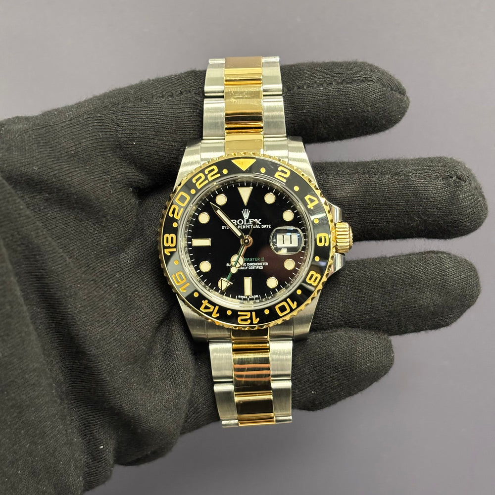 Rolex GMT-Master II 40mm Black Dial Watch Ref# 116713LN