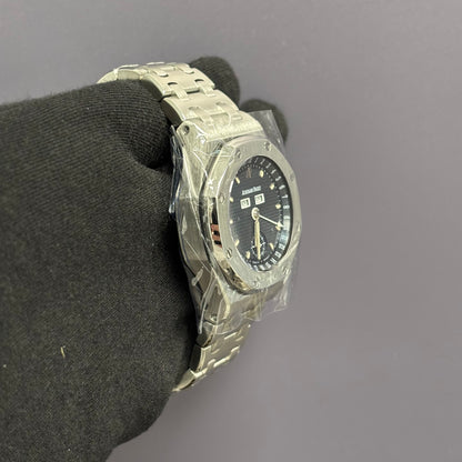 Audemars Piguet Royal Oak 38mm Blue Dial Watch Ref# 25807ST/O/1010ST/01 - Happy Jewelers Fine Jewelry Lifetime Warranty