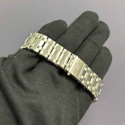 Audemars Piguet Royal Oak 38mm Blue Dial Watch Ref# 25807ST/O/1010ST/01 - Happy Jewelers Fine Jewelry Lifetime Warranty