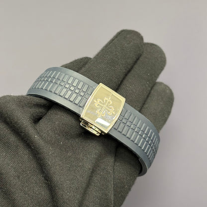 Patek Philippe Aquanaut 42mm Blue Dial Watch Ref# 5968G-001 - Happy Jewelers Fine Jewelry Lifetime Warranty