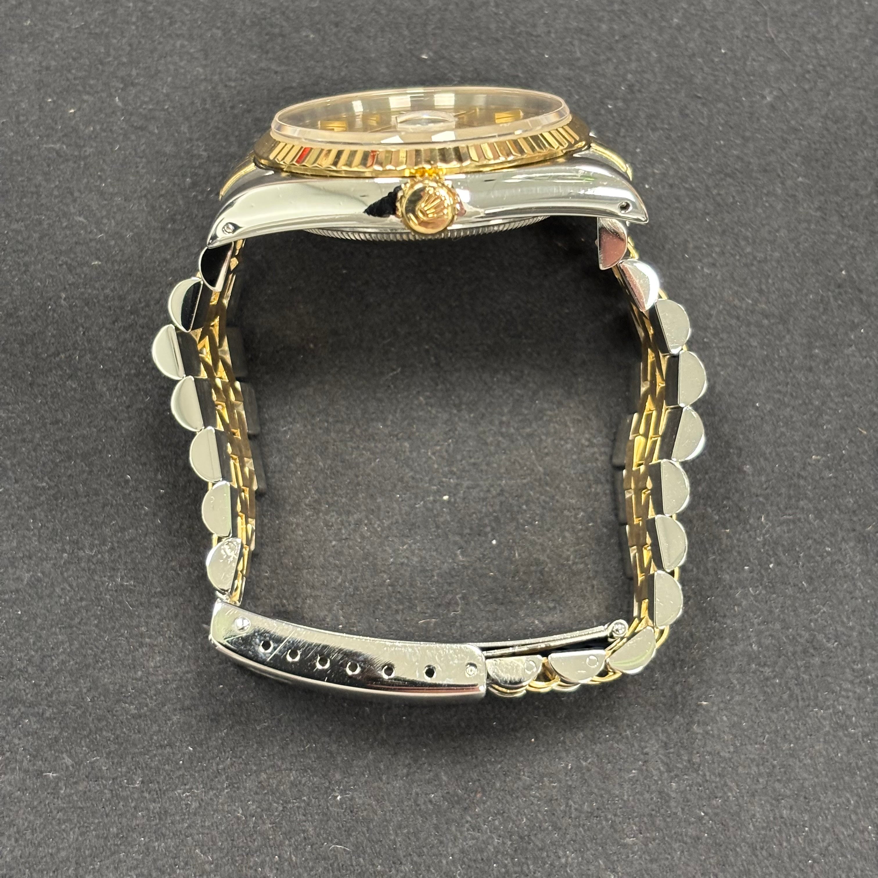 Rolex Datejust 36mm Champagne Dial Watch Ref# 16233 - Happy Jewelers Fine Jewelry Lifetime Warranty