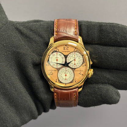 F.P Journe Centigraphe 40mm Salmon Dial Watch Ref# CT - Happy Jewelers Fine Jewelry Lifetime Warranty