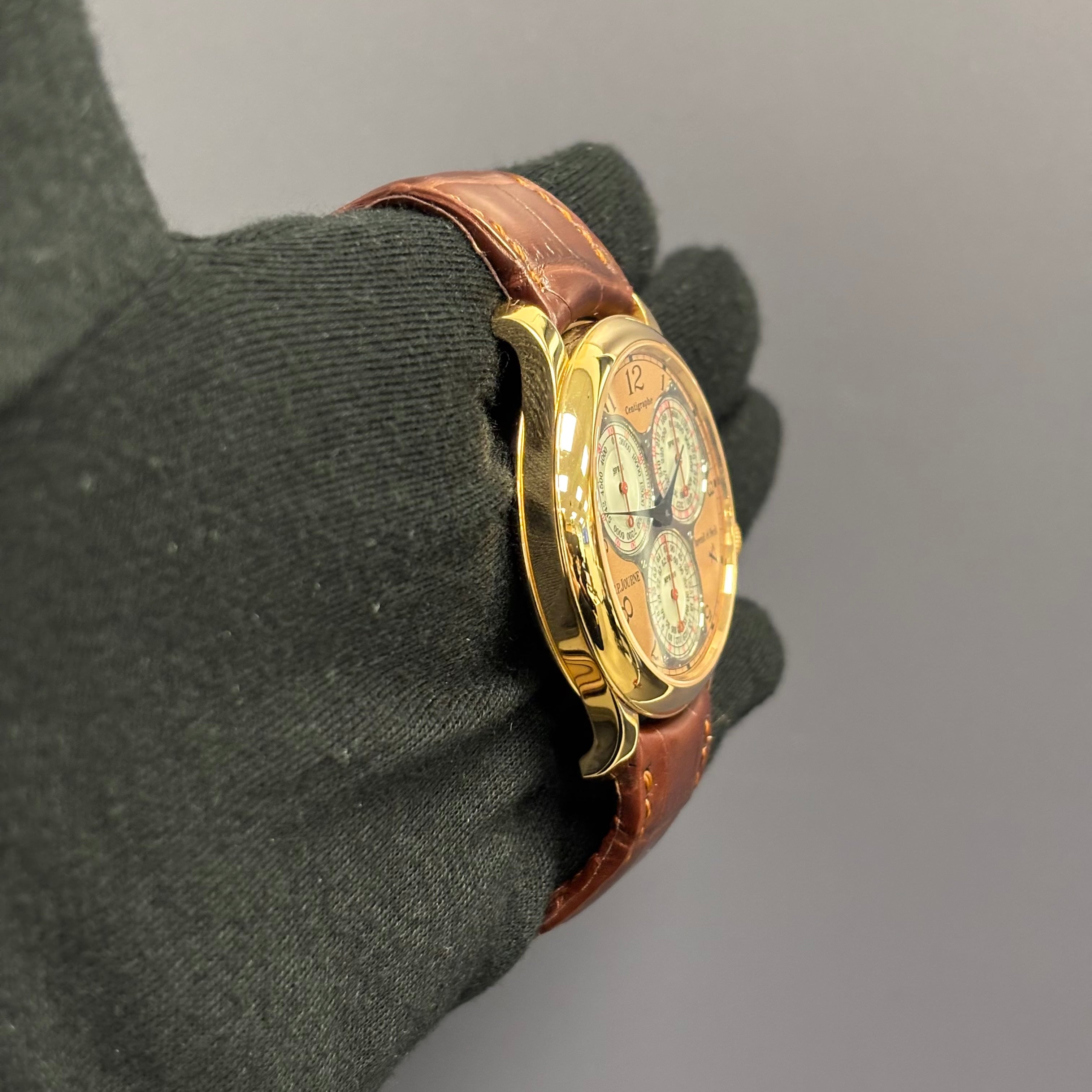 F.P Journe Centigraphe 40mm Salmon Dial Watch Ref# CT - Happy Jewelers Fine Jewelry Lifetime Warranty