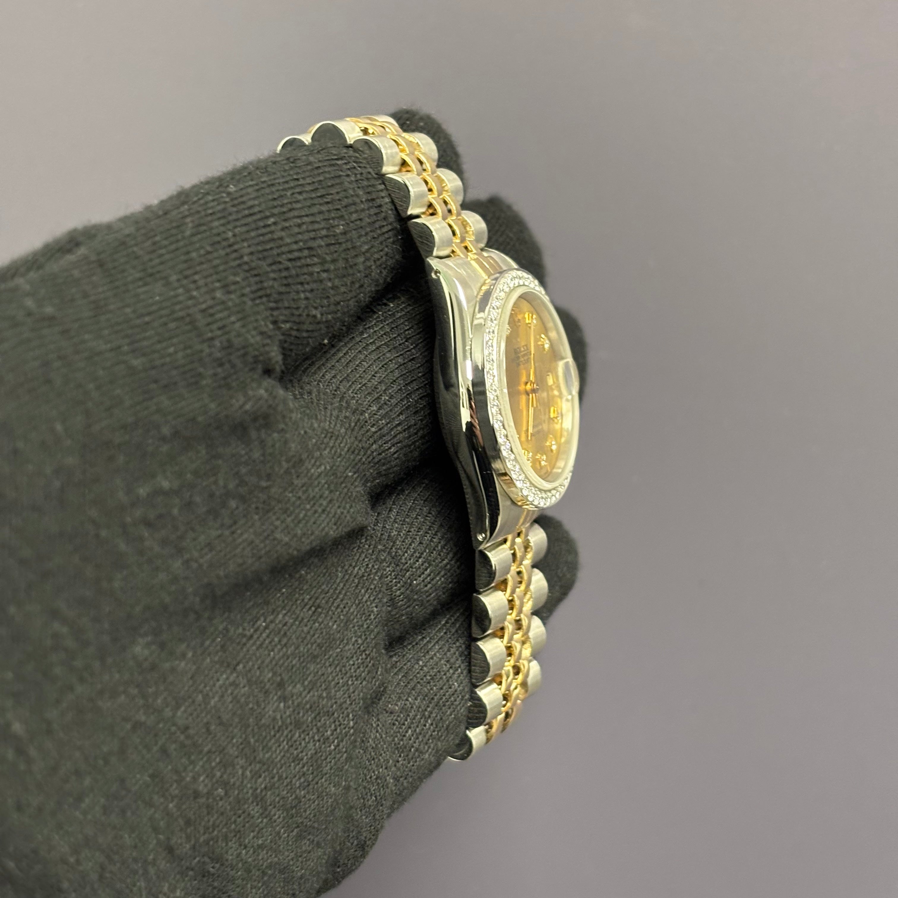 Rolex Datejust 31mm Champagne Dial Watch Ref# 68273 - Happy Jewelers Fine Jewelry Lifetime Warranty