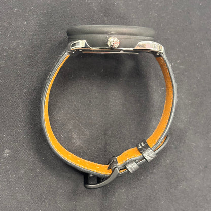 Hermes Arceau Le Temps 41mm Black Dial Watch Ref# AR10.741 - Happy Jewelers Fine Jewelry Lifetime Warranty