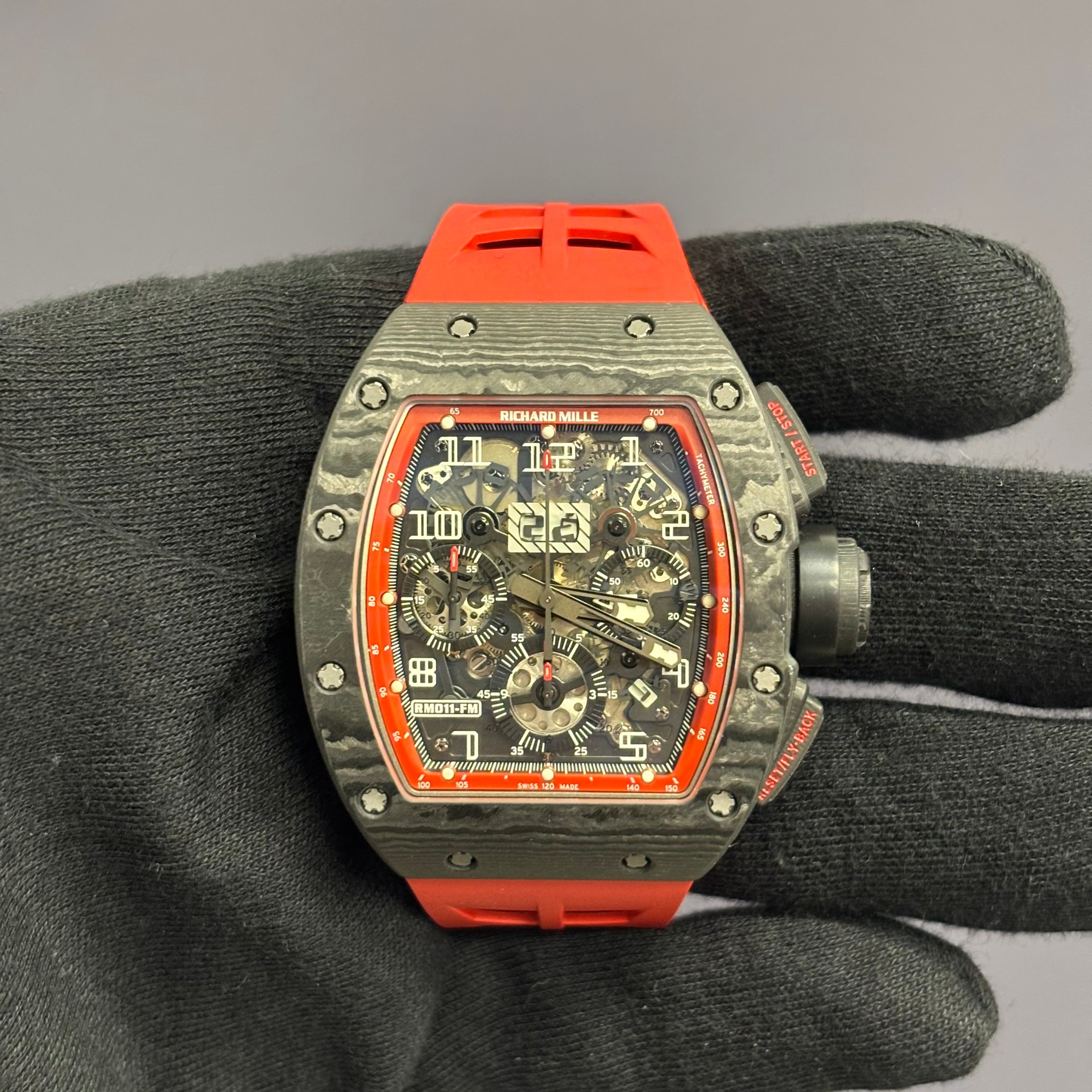 Richard Mille RM011 42mm Openwork Dial Watch Ref# RM011 - Happy Jewelers Fine Jewelry Lifetime Warranty