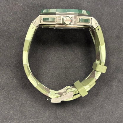 Audemars Piguet Royal Oak 44mm Green Dial Watch Ref# 26400SO.OO.A055CA.01 - Happy Jewelers Fine Jewelry Lifetime Warranty