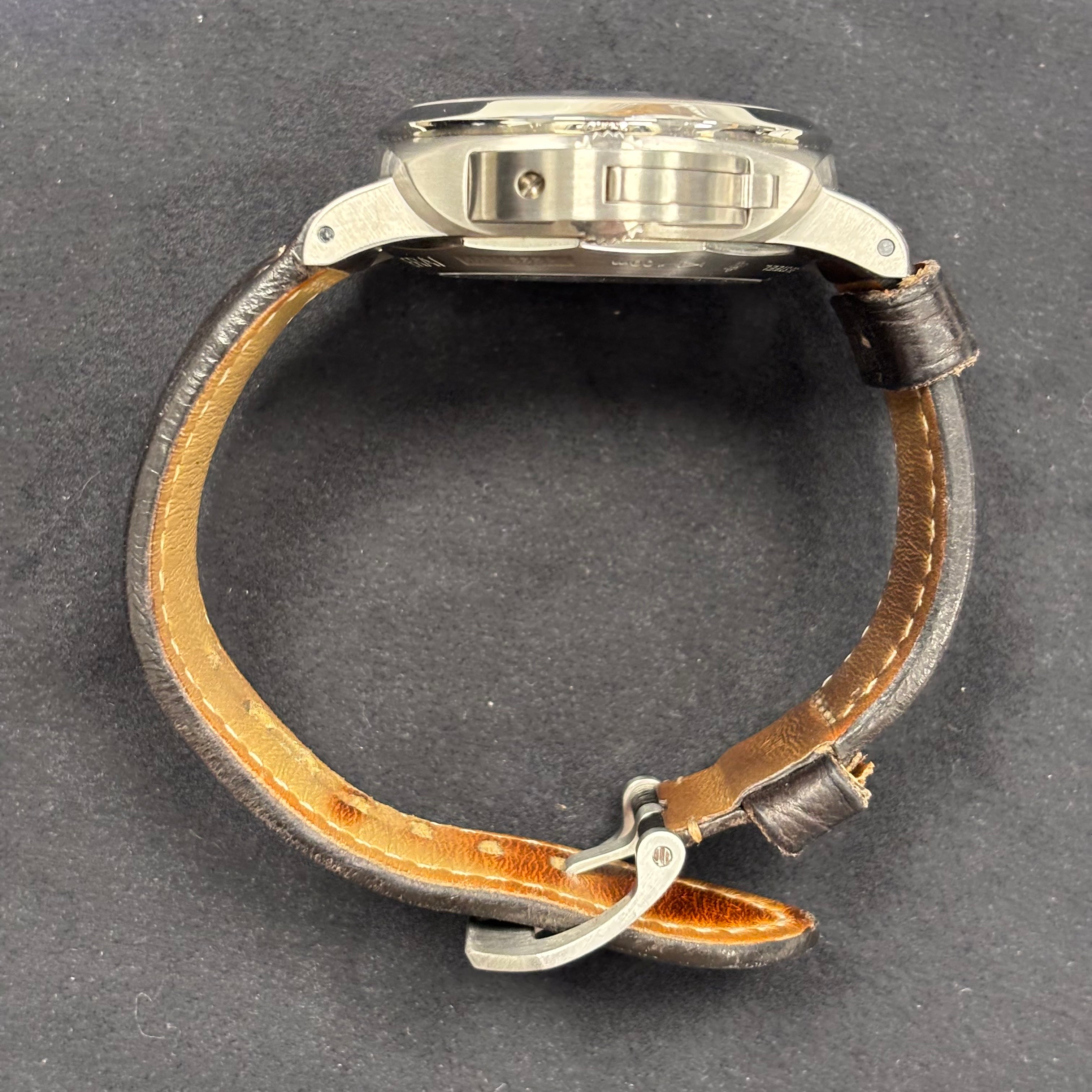 Panerai Luminor 44mm Black Dial Watch Ref# PAM00524 - Happy Jewelers Fine Jewelry Lifetime Warranty