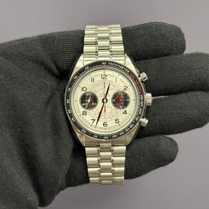 Omega Chronoscope 43mm White Dial Watch Ref# 329.30.43.51.02.002 - Happy Jewelers Fine Jewelry Lifetime Warranty