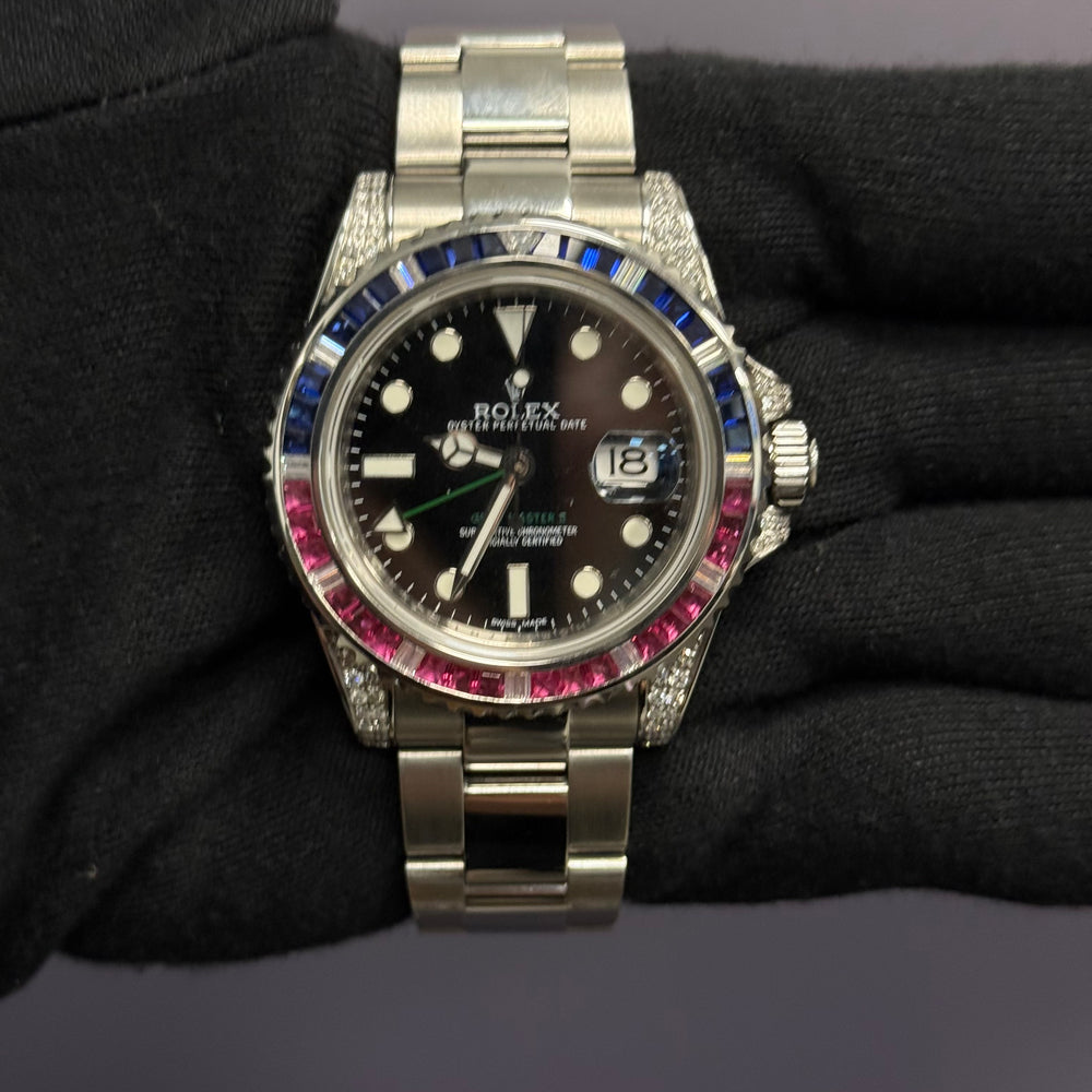 Rolex GMT-Master II 40mm Black Dial Watch Ref# 116710