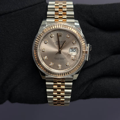 Rolex Datejust 41mm Sundust Dial Watch Ref# 126331 - Happy Jewelers Fine Jewelry Lifetime Warranty