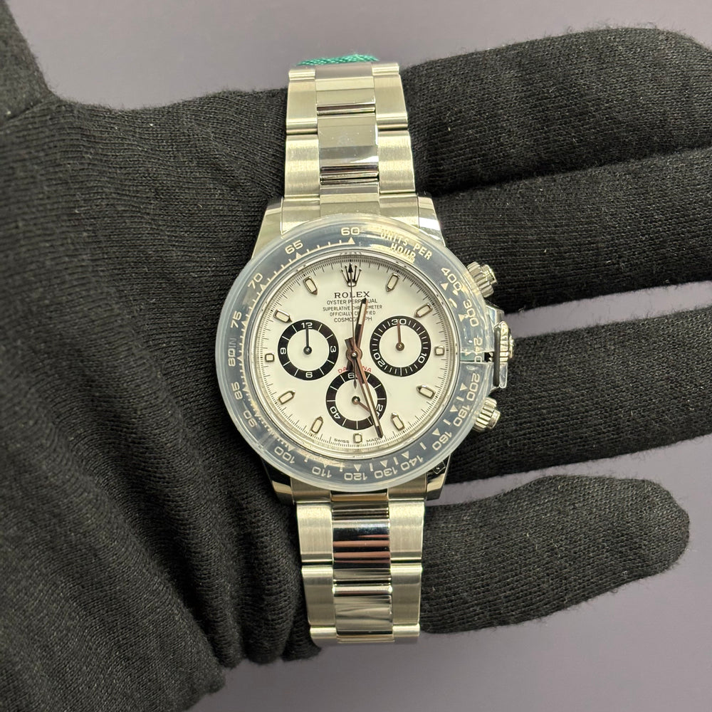Rolex Daytona 40mm White Dial Watch Ref# 116500LN