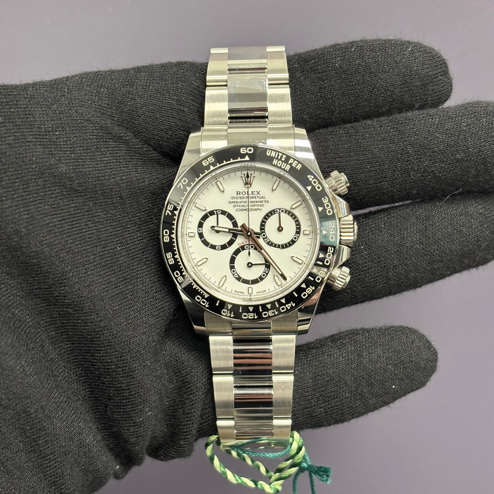 Rolex Daytona 40mm White Dial Watch Ref# 126500LN