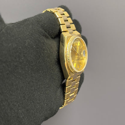 Rolex Day-Date 36mm Champagne Dial Watch Ref# 19018 - Happy Jewelers Fine Jewelry Lifetime Warranty