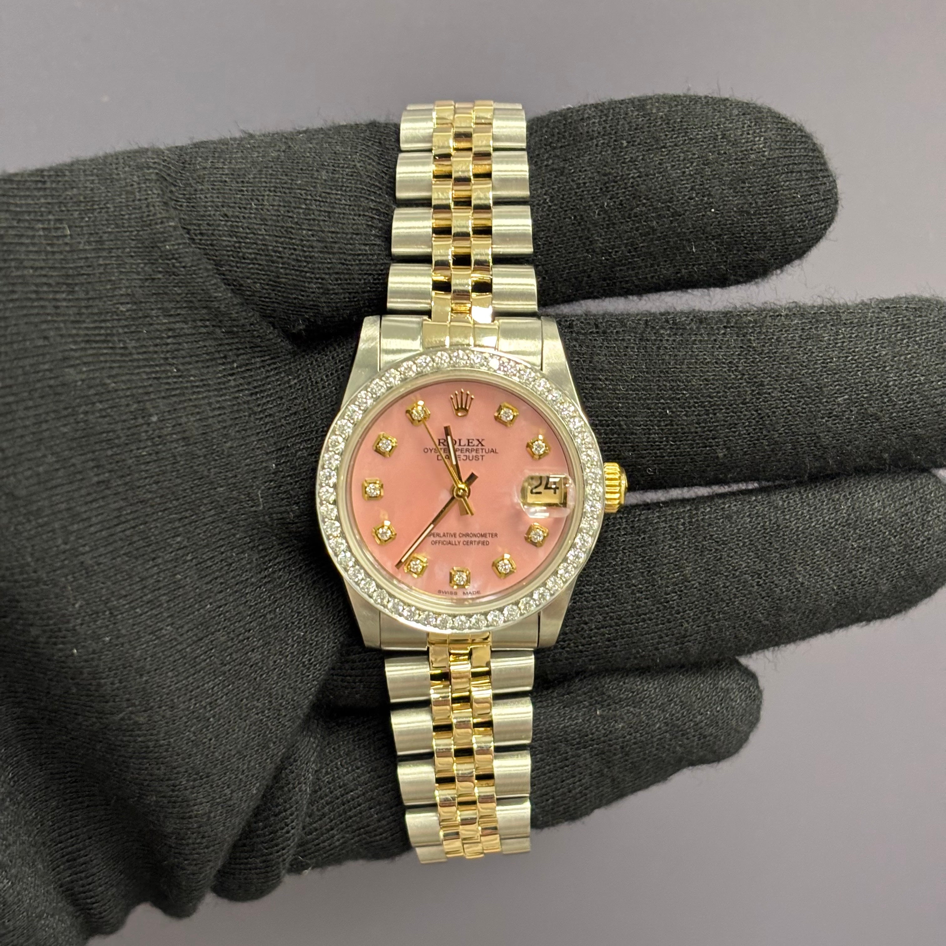 Rolex Datejust 31mm MOP Dial Watch Ref# 68273 - Happy Jewelers Fine Jewelry Lifetime Warranty