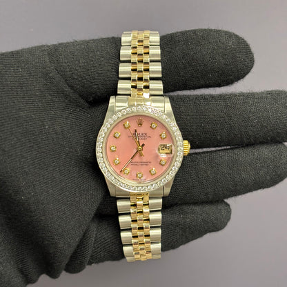 Rolex Datejust 31mm MOP Dial Watch Ref# 68273 - Happy Jewelers Fine Jewelry Lifetime Warranty