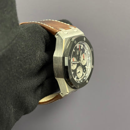 Audemars Piguet Royal Oak 43mm Black Dial Watch Ref# 26420SO.OO.A002CA.01 - Happy Jewelers Fine Jewelry Lifetime Warranty