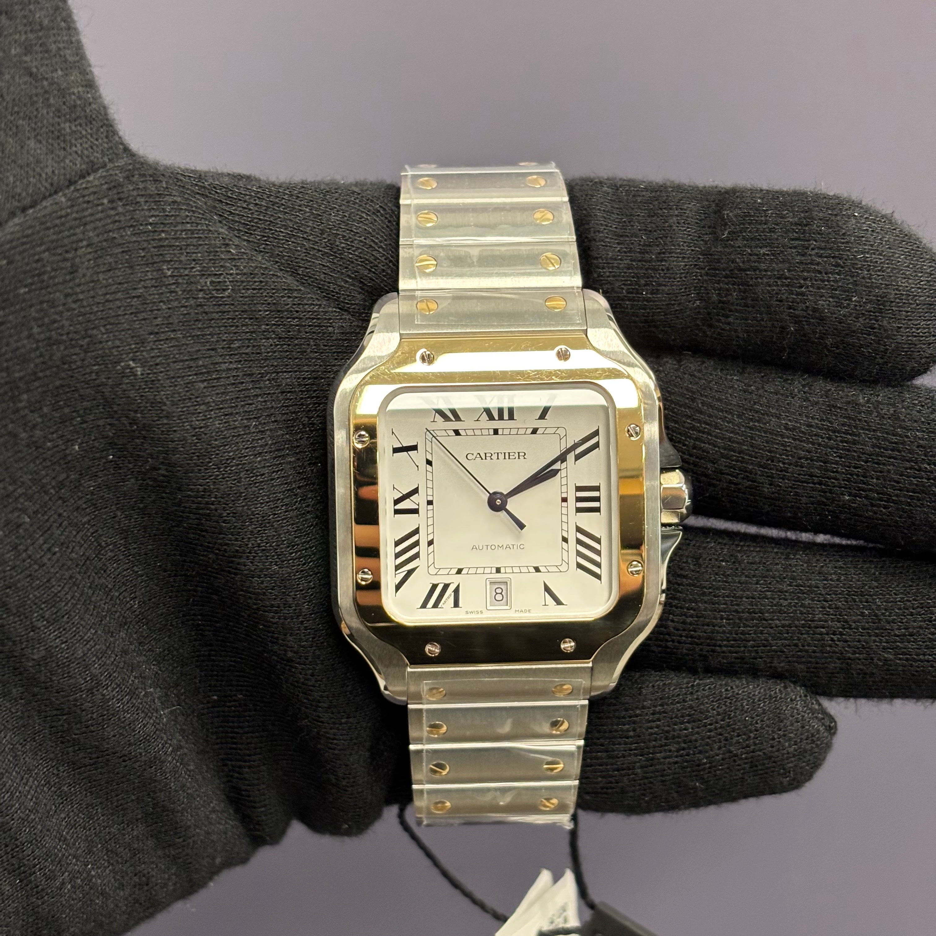 Cartier Santos 40mm White Dial Watch Ref# W2SA0009 - Happy Jewelers Fine Jewelry Lifetime Warranty