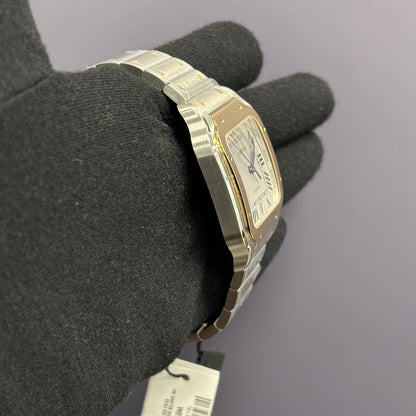 Cartier Santos 40mm White Dial Watch Ref# W2SA0009 - Happy Jewelers Fine Jewelry Lifetime Warranty