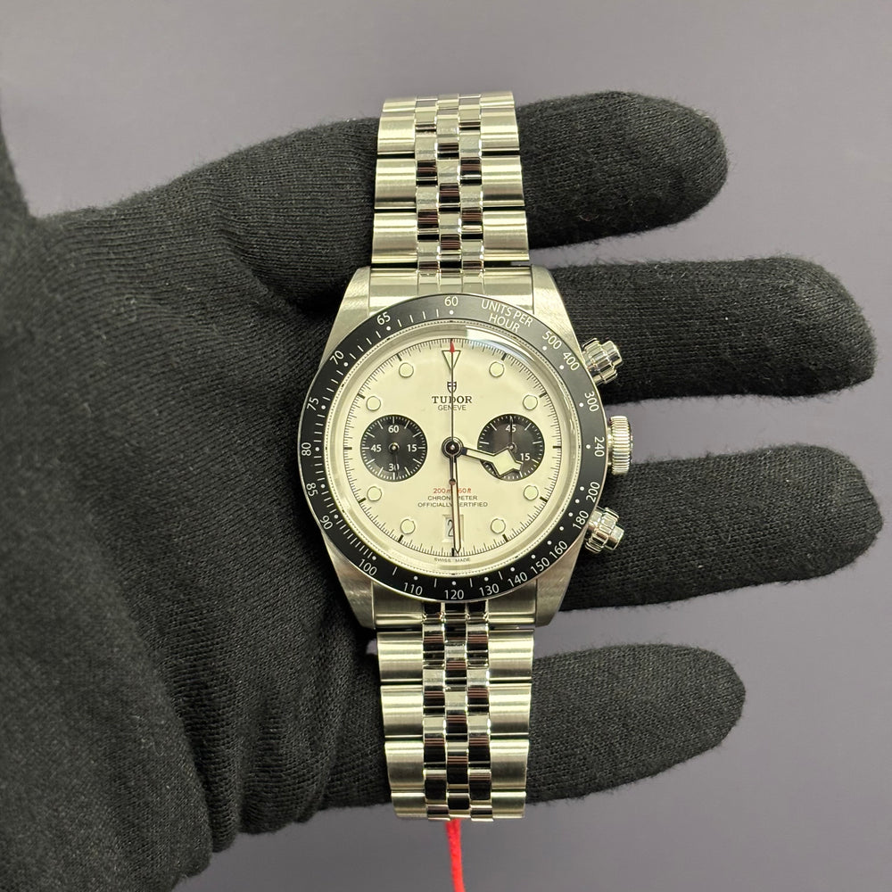 Tudor Black Bay 41mm White Dial Watch Ref# 79360N