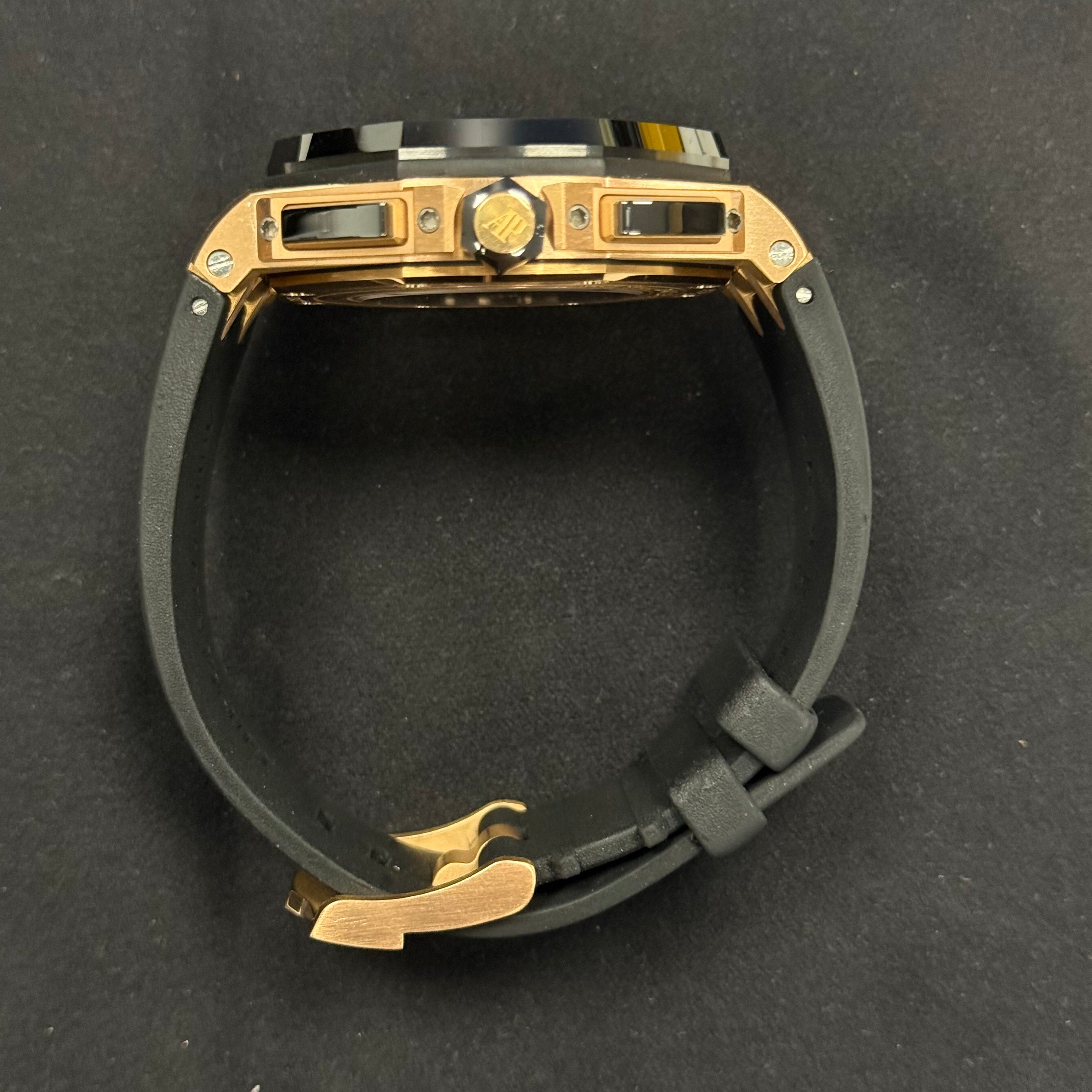 Audemars Piguet Royal Oak 44mm Black Dial Watch Ref# 26401RO.OO.A002CA.01 - Happy Jewelers Fine Jewelry Lifetime Warranty