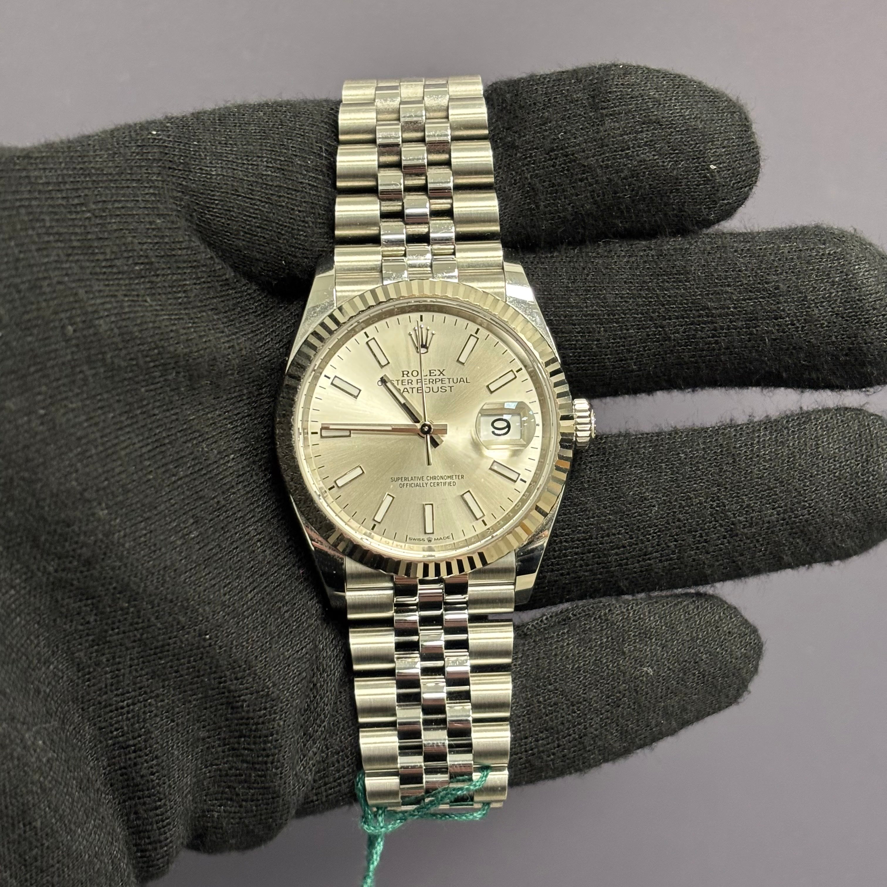 Rolex Datejust 36mm Silver Dial Watch Ref# 126234 - Happy Jewelers Fine Jewelry Lifetime Warranty
