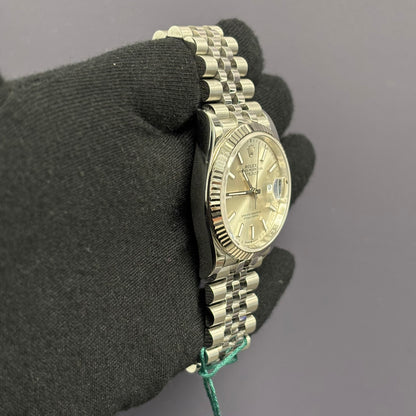 Rolex Datejust 36mm Silver Dial Watch Ref# 126234 - Happy Jewelers Fine Jewelry Lifetime Warranty