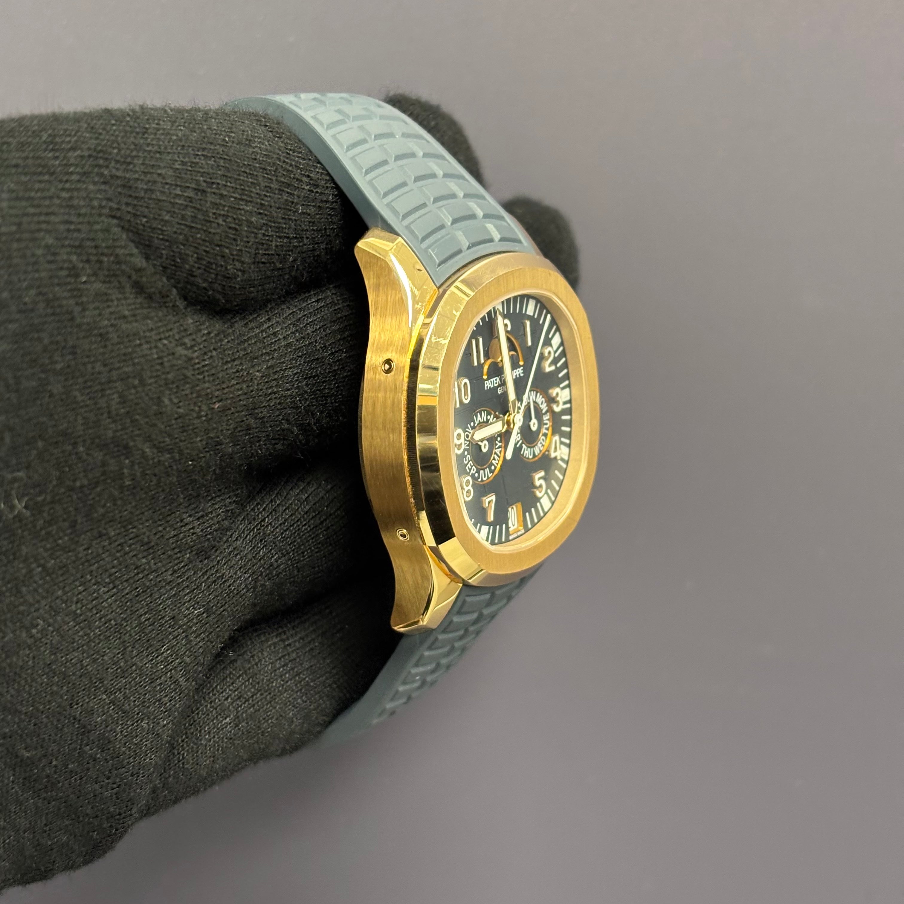 Patek Philippe Aquanaut 39mm Blue Dial Ref# 5261R-001 - Happy Jewelers Fine Jewelry Lifetime Warranty