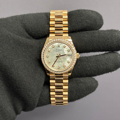 Rolex Datejust 31mm MOP Dial Watch Ref# 278285RBR - Happy Jewelers Fine Jewelry Lifetime Warranty