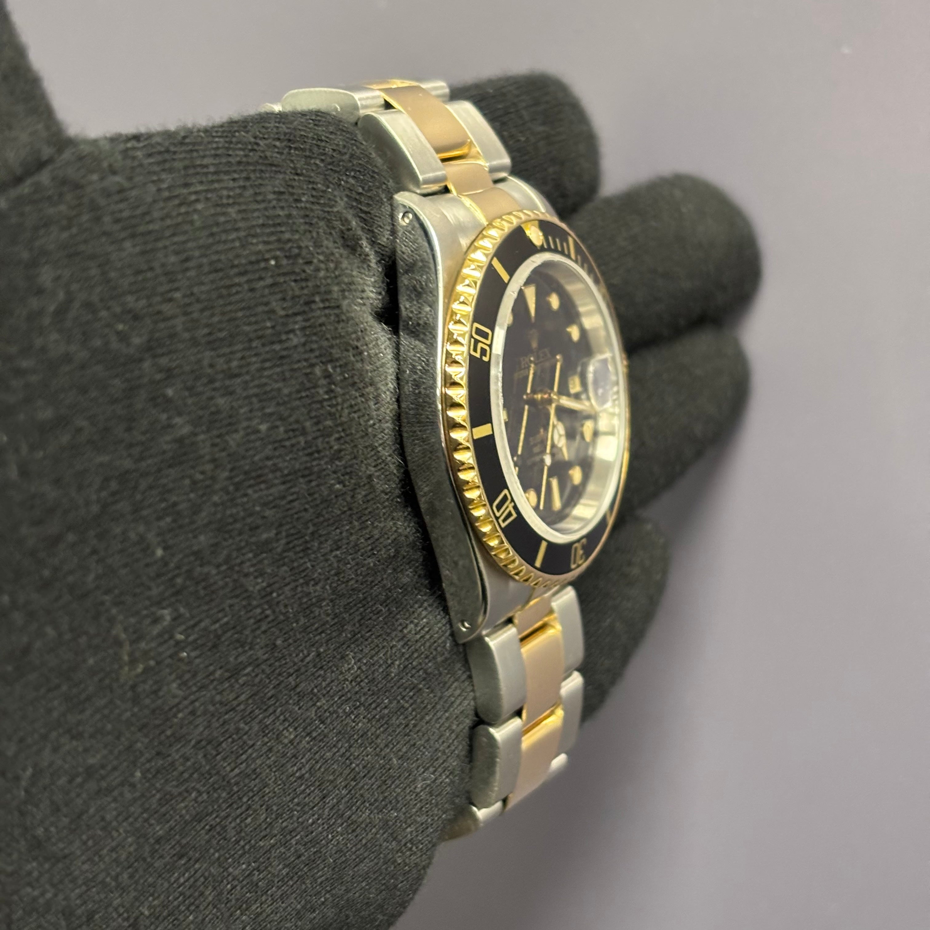 Rolex Submariner 40mm Black Dial Watch Ref# 16613 - Happy Jewelers Fine Jewelry Lifetime Warranty