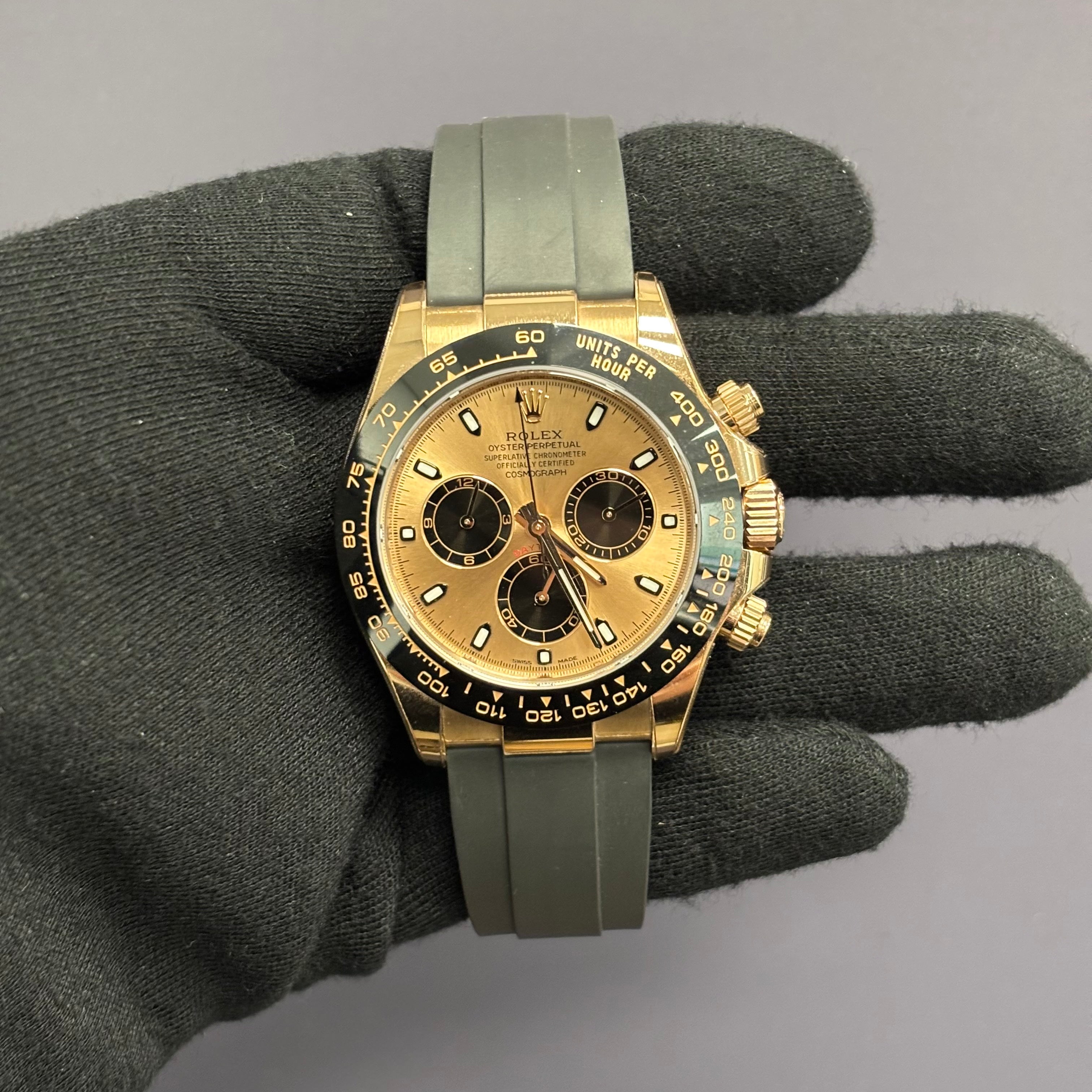 Rolex Daytona 40mm Pink Dial Watch Ref# 116515LN - Happy Jewelers Fine Jewelry Lifetime Warranty