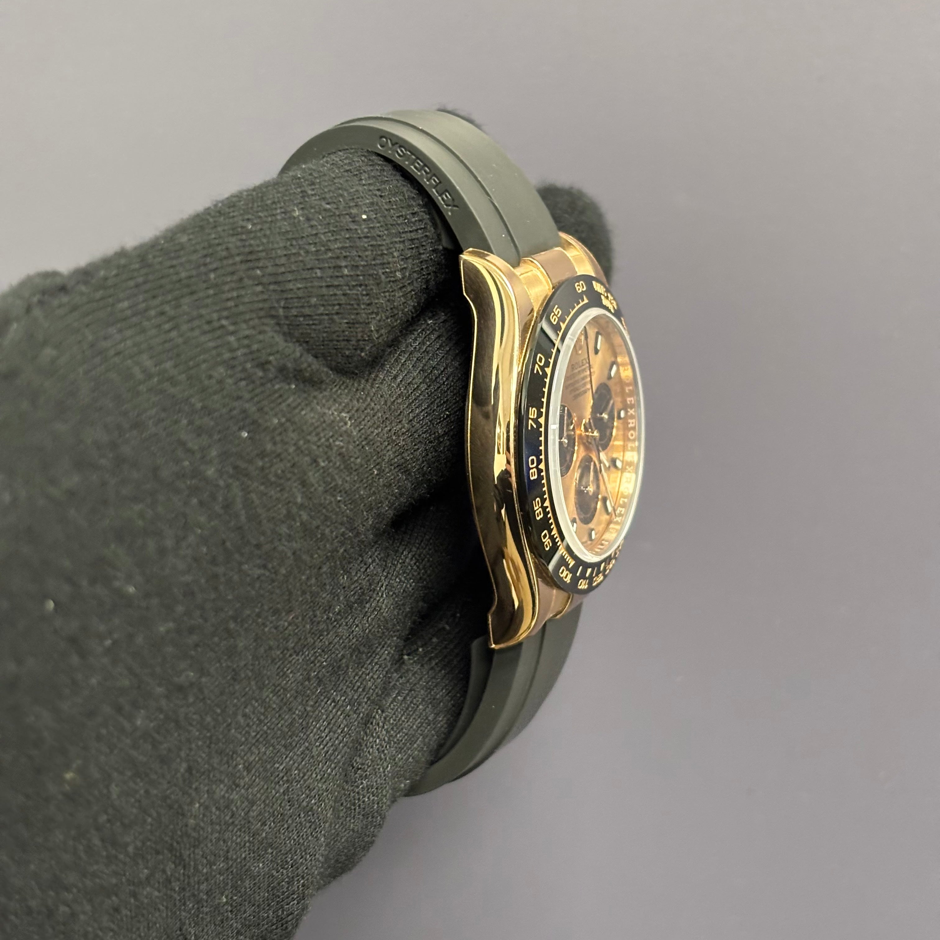 Rolex Daytona 40mm Pink Dial Watch Ref# 116515LN - Happy Jewelers Fine Jewelry Lifetime Warranty