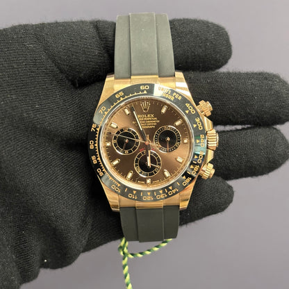 Rolex Daytona 40mm Chocolate Dial Watch Ref# 116515LN - Happy Jewelers Fine Jewelry Lifetime Warranty